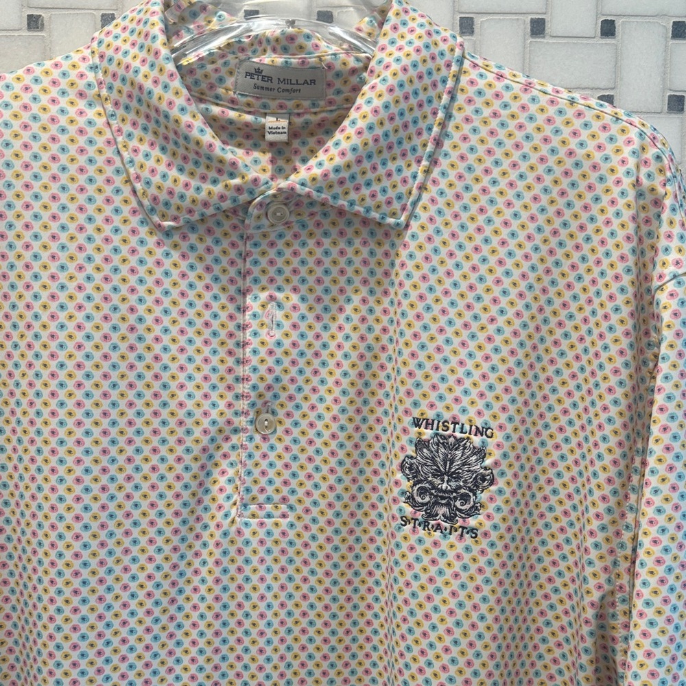 Peter Millar Whistling Straits Patterned Polo Shi… - image 4